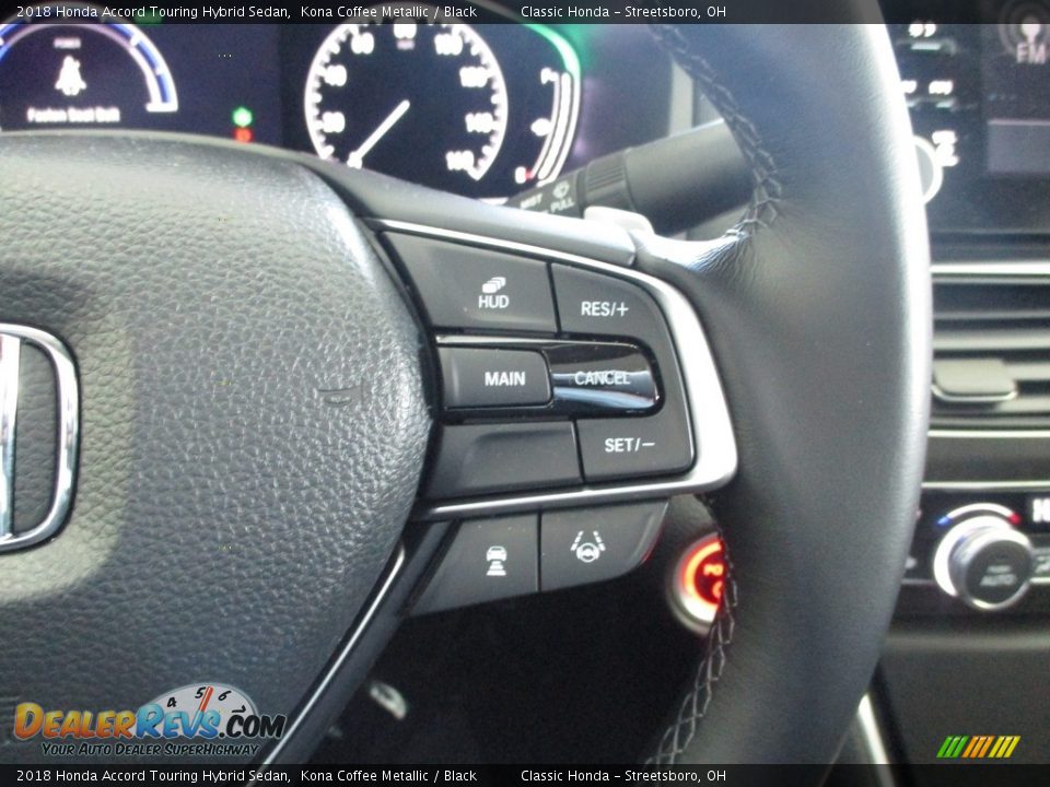 2018 Honda Accord Touring Hybrid Sedan Kona Coffee Metallic / Black Photo #32