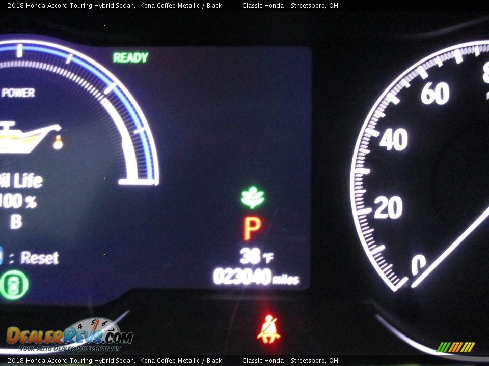 2018 Honda Accord Touring Hybrid Sedan Kona Coffee Metallic / Black Photo #33