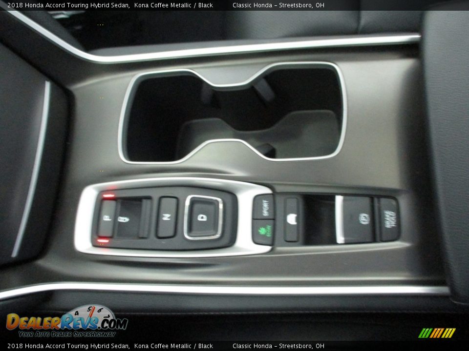 2018 Honda Accord Touring Hybrid Sedan Kona Coffee Metallic / Black Photo #34