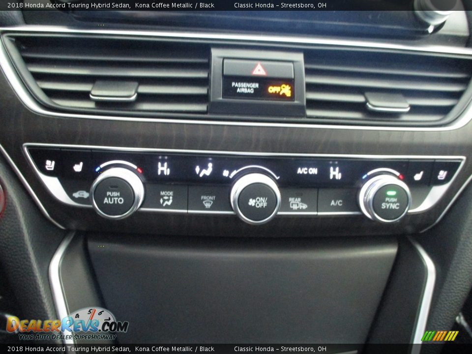 2018 Honda Accord Touring Hybrid Sedan Kona Coffee Metallic / Black Photo #35