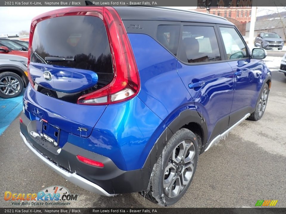 2021 Kia Soul X-Line Neptune Blue / Black Photo #2