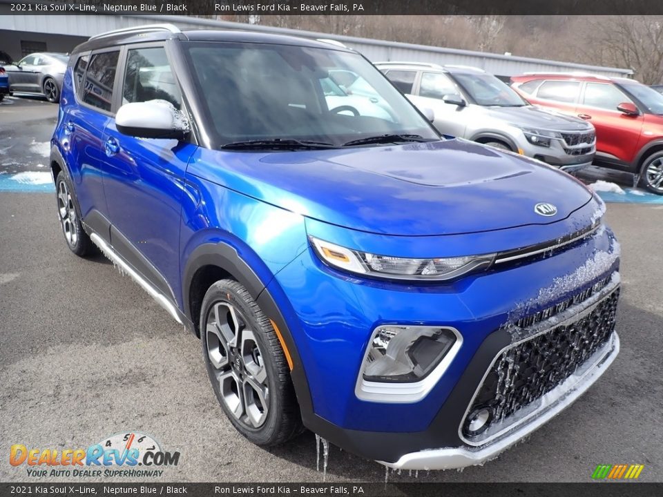 2021 Kia Soul X-Line Neptune Blue / Black Photo #3