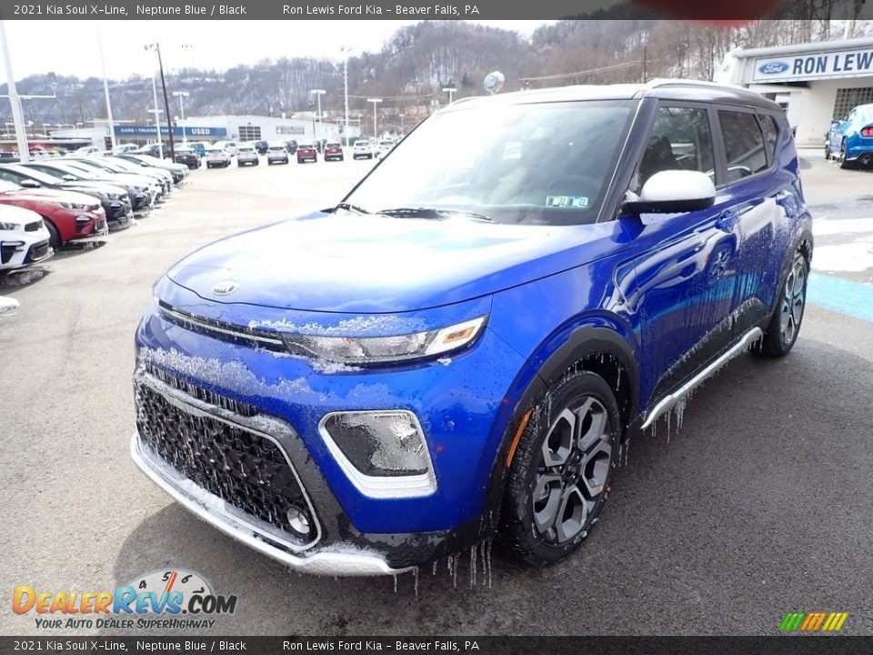 2021 Kia Soul X-Line Neptune Blue / Black Photo #4