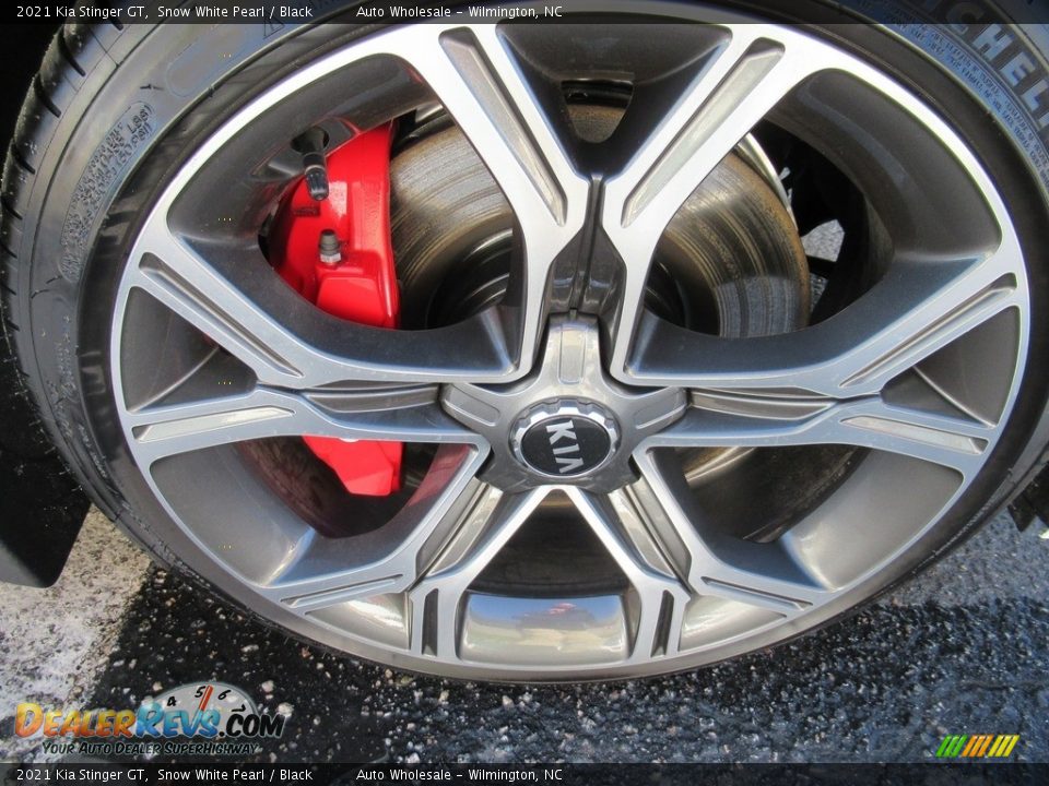 2021 Kia Stinger GT Snow White Pearl / Black Photo #7