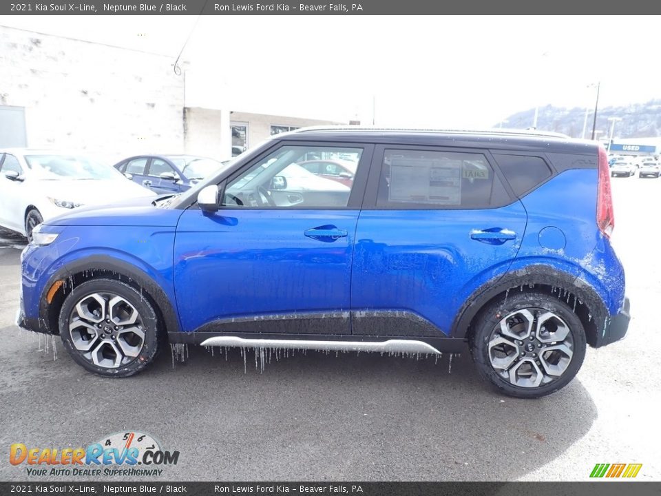 2021 Kia Soul X-Line Neptune Blue / Black Photo #5