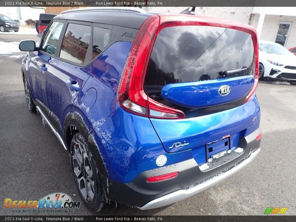 2021 Kia Soul X-Line Neptune Blue / Black Photo #6