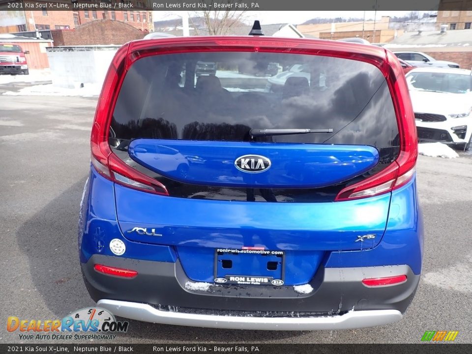 2021 Kia Soul X-Line Neptune Blue / Black Photo #7