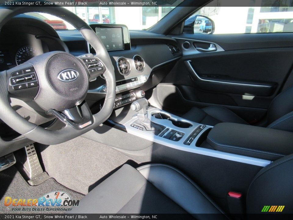 2021 Kia Stinger GT Snow White Pearl / Black Photo #10