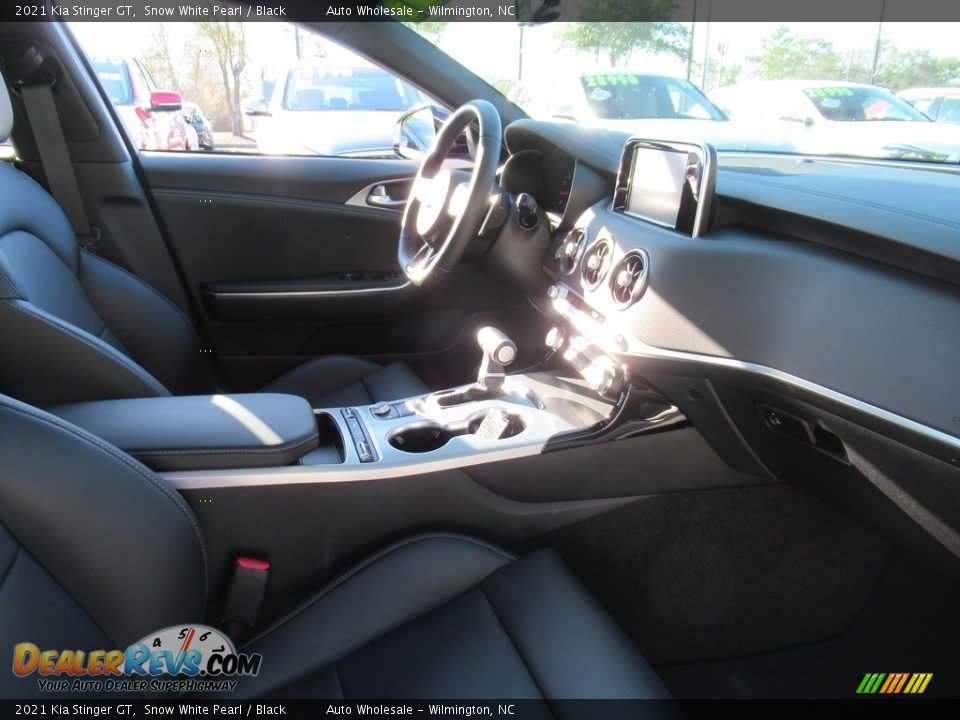 2021 Kia Stinger GT Snow White Pearl / Black Photo #12