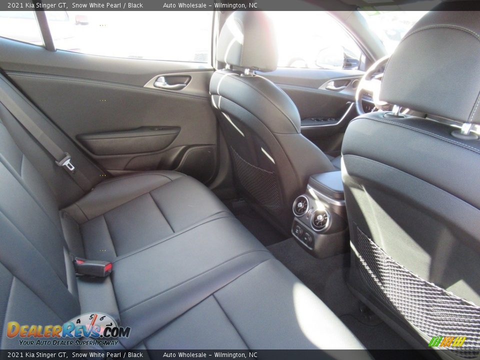 2021 Kia Stinger GT Snow White Pearl / Black Photo #13