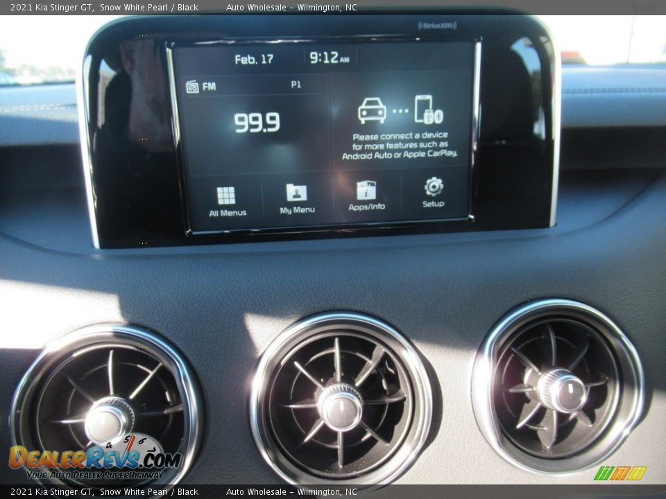 2021 Kia Stinger GT Snow White Pearl / Black Photo #16