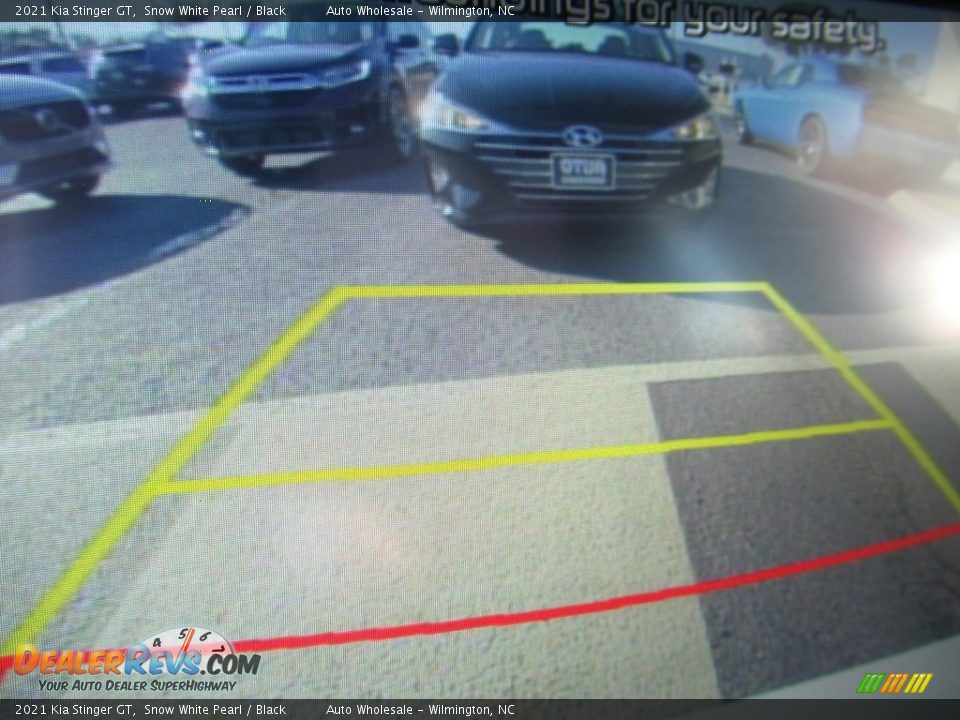 2021 Kia Stinger GT Snow White Pearl / Black Photo #18