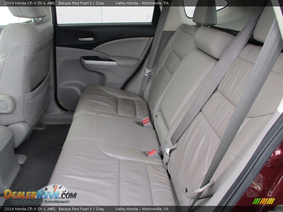 2014 Honda CR-V EX-L AWD Basque Red Pearl II / Gray Photo #13