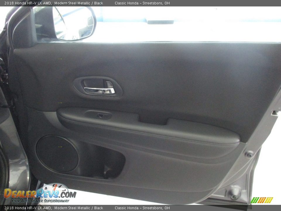 2018 Honda HR-V LX AWD Modern Steel Metallic / Black Photo #14