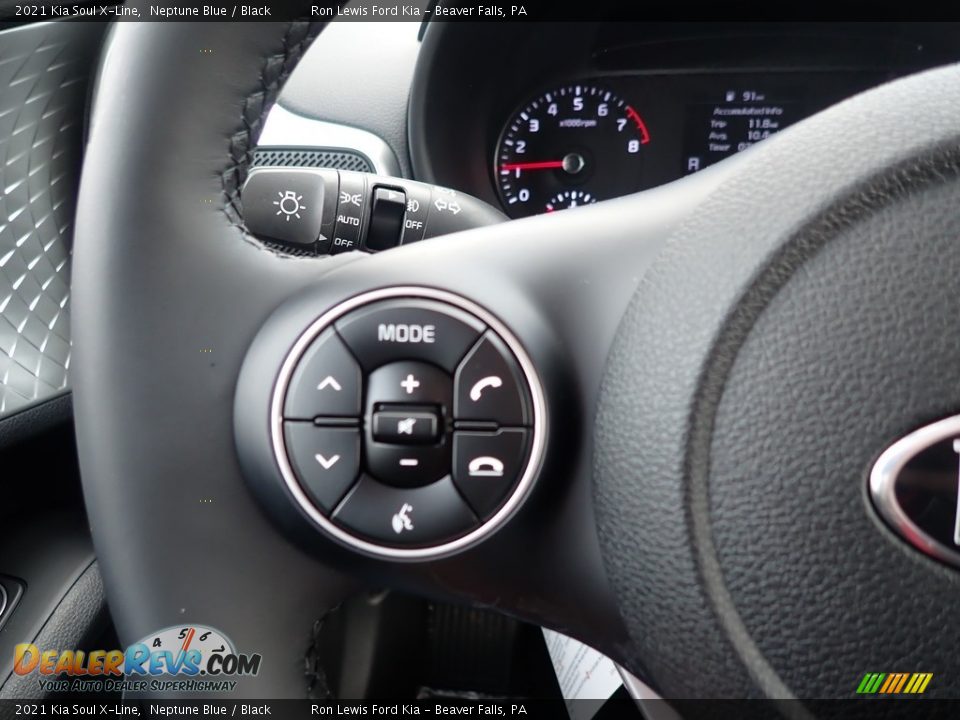 2021 Kia Soul X-Line Neptune Blue / Black Photo #18