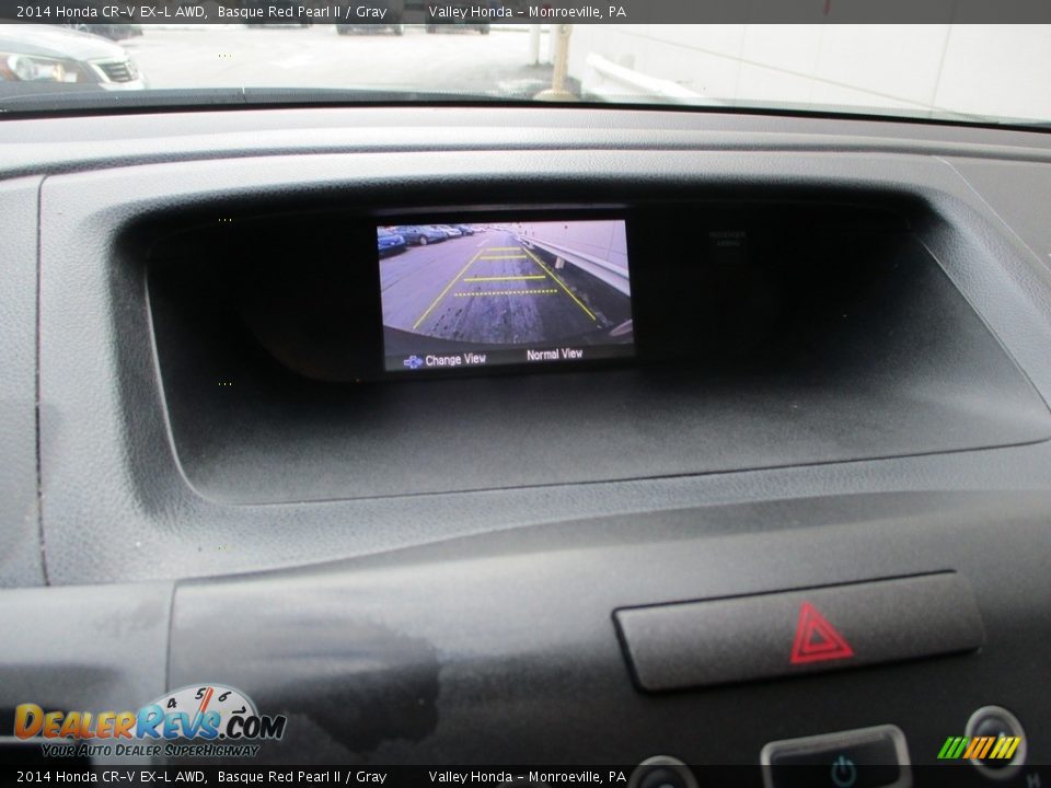 2014 Honda CR-V EX-L AWD Basque Red Pearl II / Gray Photo #16