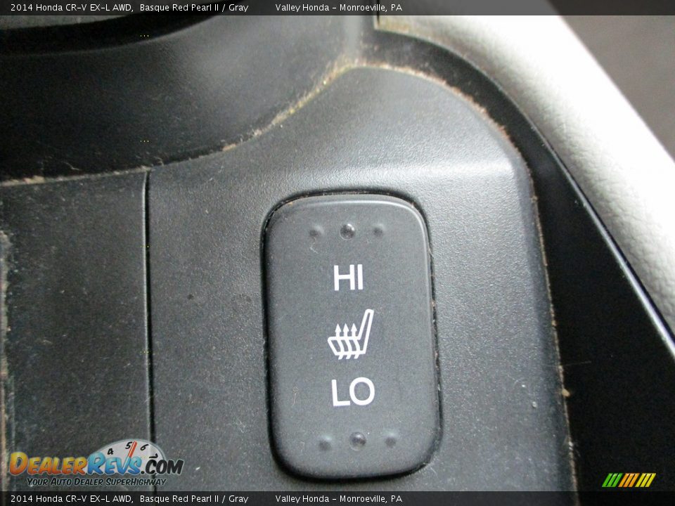 2014 Honda CR-V EX-L AWD Basque Red Pearl II / Gray Photo #17