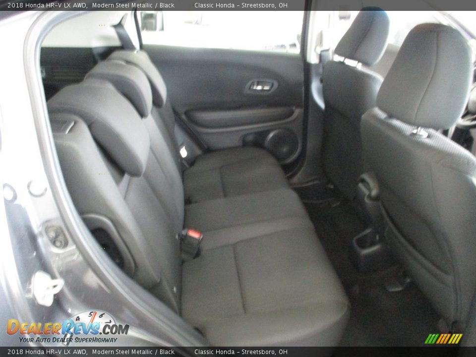 2018 Honda HR-V LX AWD Modern Steel Metallic / Black Photo #19
