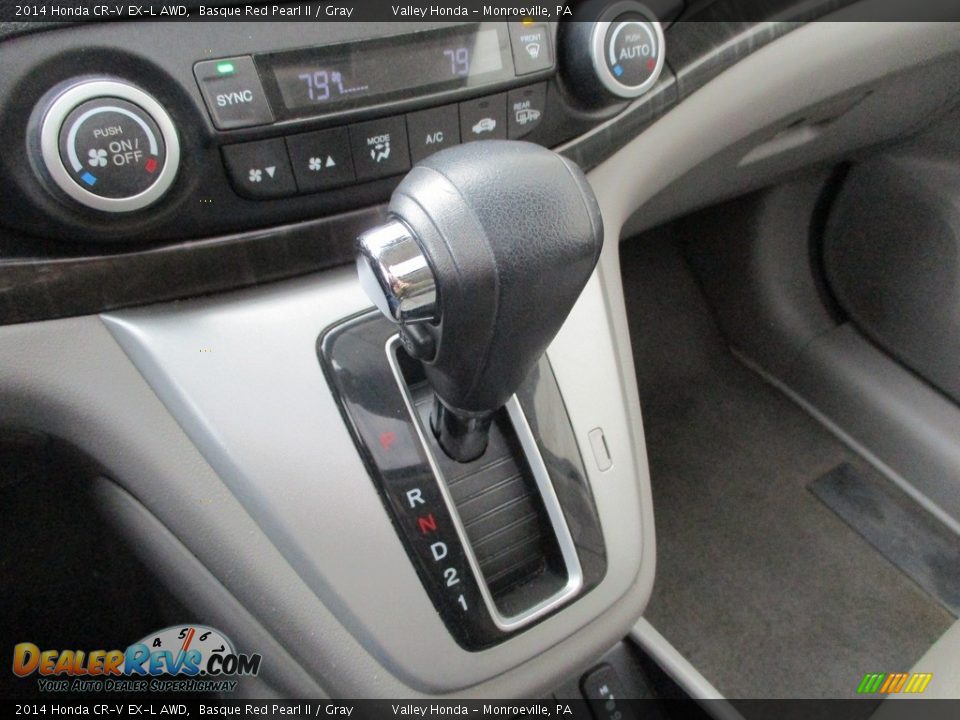 2014 Honda CR-V EX-L AWD Basque Red Pearl II / Gray Photo #18