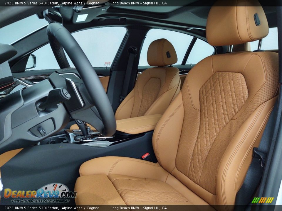 Front Seat of 2021 BMW 5 Series 540i Sedan Photo #6
