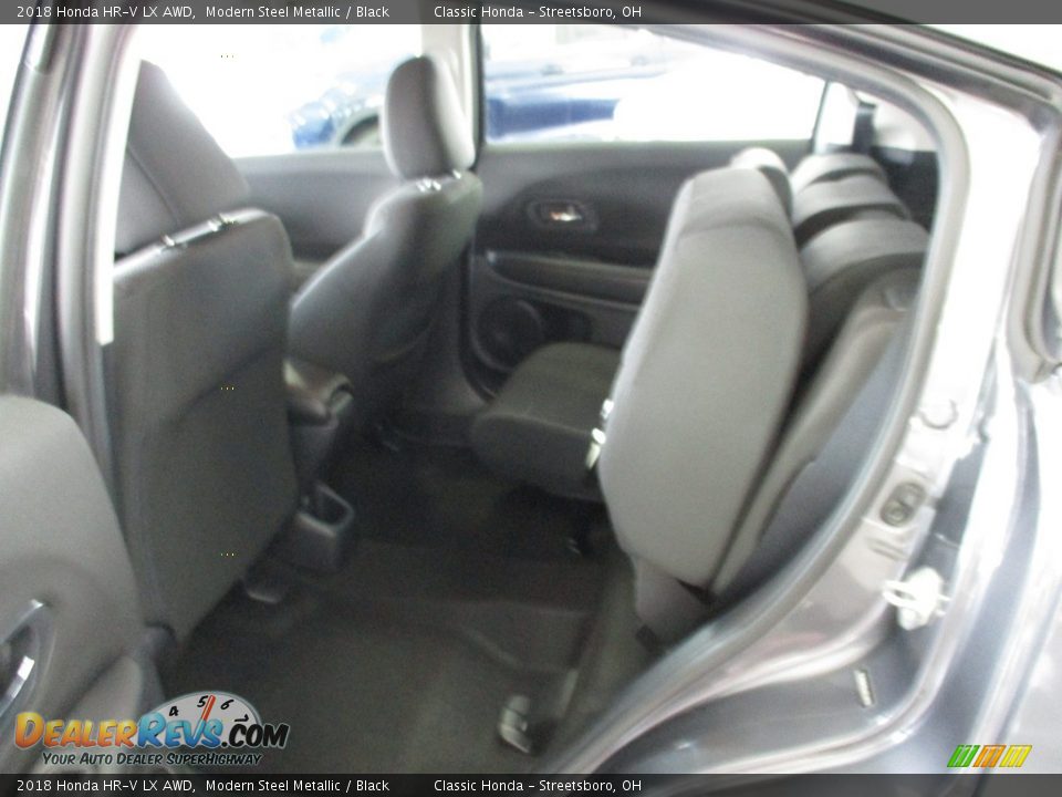 2018 Honda HR-V LX AWD Modern Steel Metallic / Black Photo #26