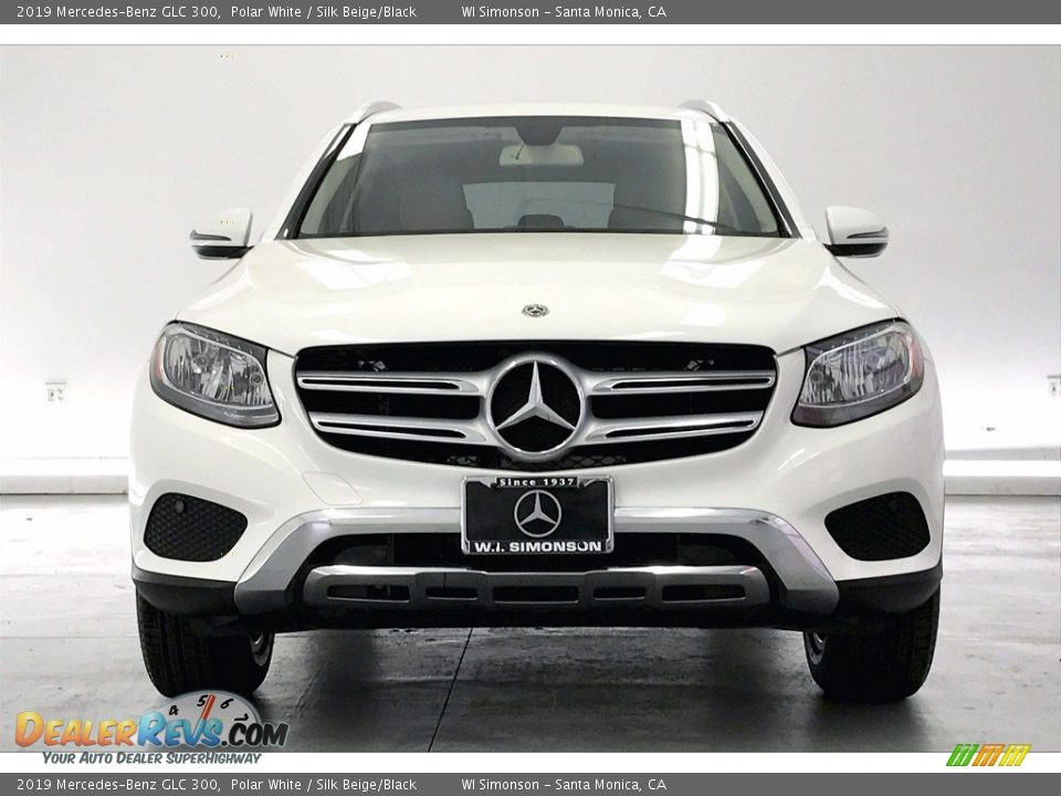 2019 Mercedes-Benz GLC 300 Polar White / Silk Beige/Black Photo #2