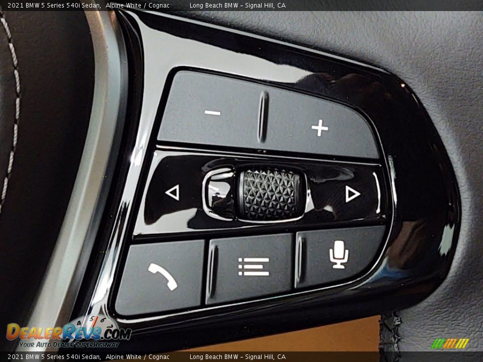 2021 BMW 5 Series 540i Sedan Steering Wheel Photo #10