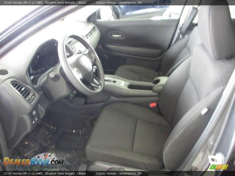 2018 Honda HR-V LX AWD Modern Steel Metallic / Black Photo #29
