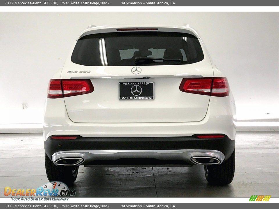 2019 Mercedes-Benz GLC 300 Polar White / Silk Beige/Black Photo #3