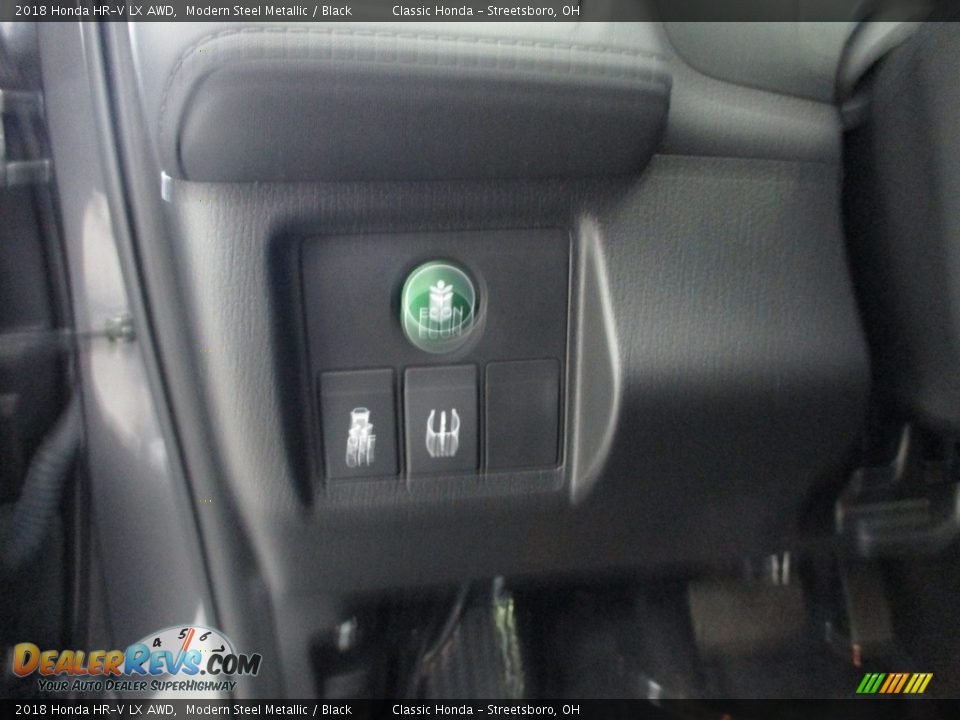 2018 Honda HR-V LX AWD Modern Steel Metallic / Black Photo #30