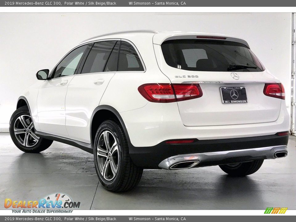 2019 Mercedes-Benz GLC 300 Polar White / Silk Beige/Black Photo #10