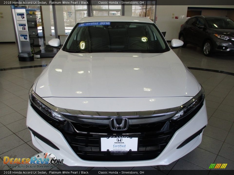 2018 Honda Accord LX Sedan Platinum White Pearl / Black Photo #2