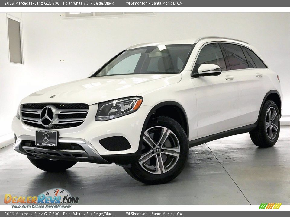 2019 Mercedes-Benz GLC 300 Polar White / Silk Beige/Black Photo #12