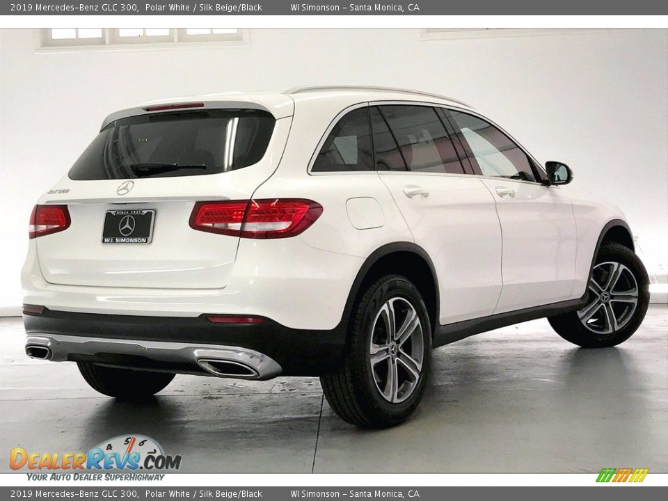 2019 Mercedes-Benz GLC 300 Polar White / Silk Beige/Black Photo #13