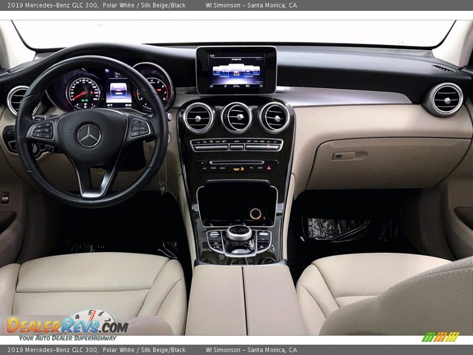 2019 Mercedes-Benz GLC 300 Polar White / Silk Beige/Black Photo #15