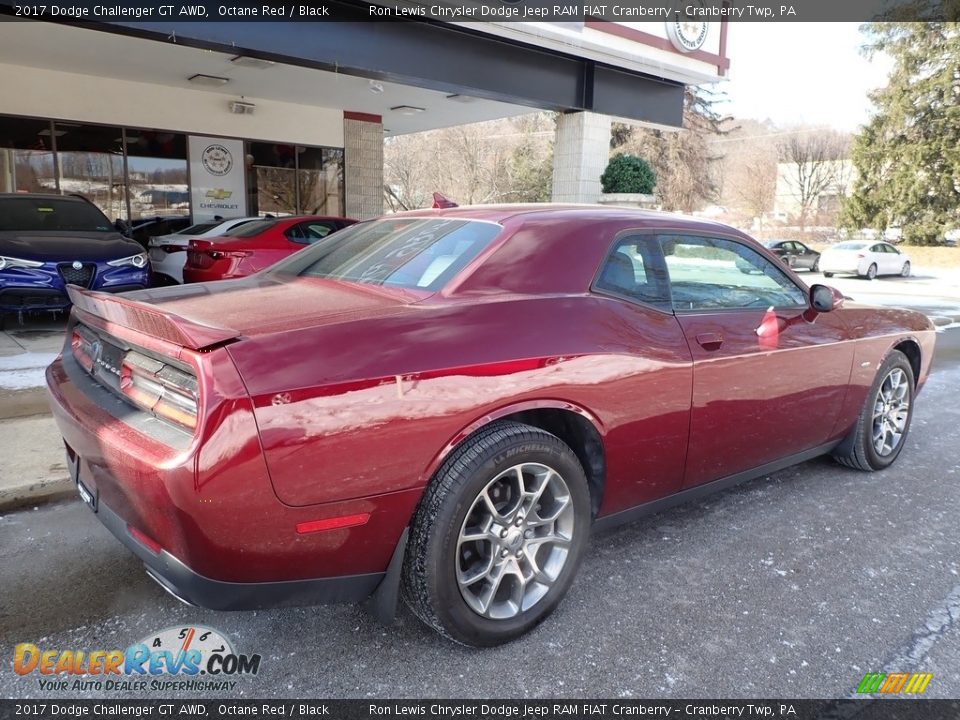 2017 Dodge Challenger GT AWD Octane Red / Black Photo #2