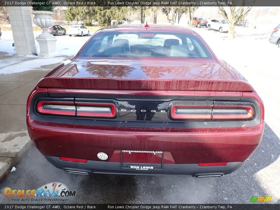 2017 Dodge Challenger GT AWD Octane Red / Black Photo #3