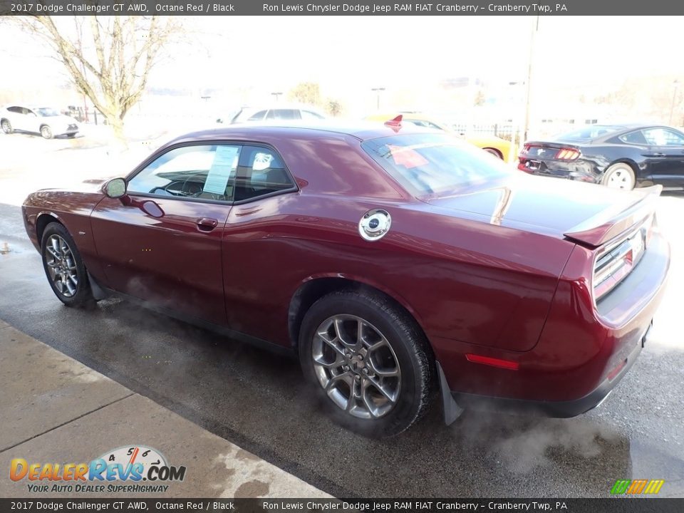 2017 Dodge Challenger GT AWD Octane Red / Black Photo #5