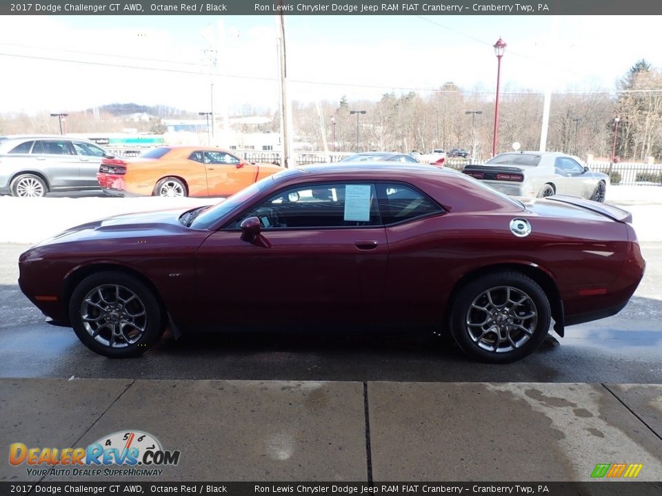 2017 Dodge Challenger GT AWD Octane Red / Black Photo #6