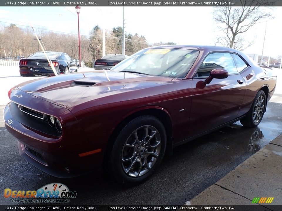 2017 Dodge Challenger GT AWD Octane Red / Black Photo #7