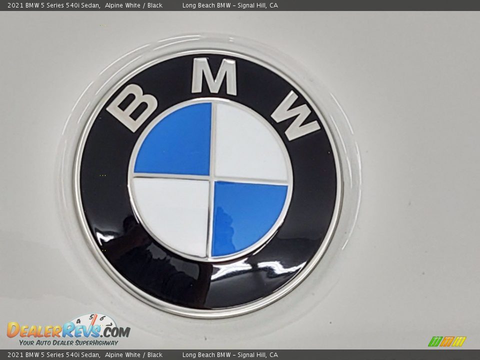 2021 BMW 5 Series 540i Sedan Alpine White / Black Photo #21