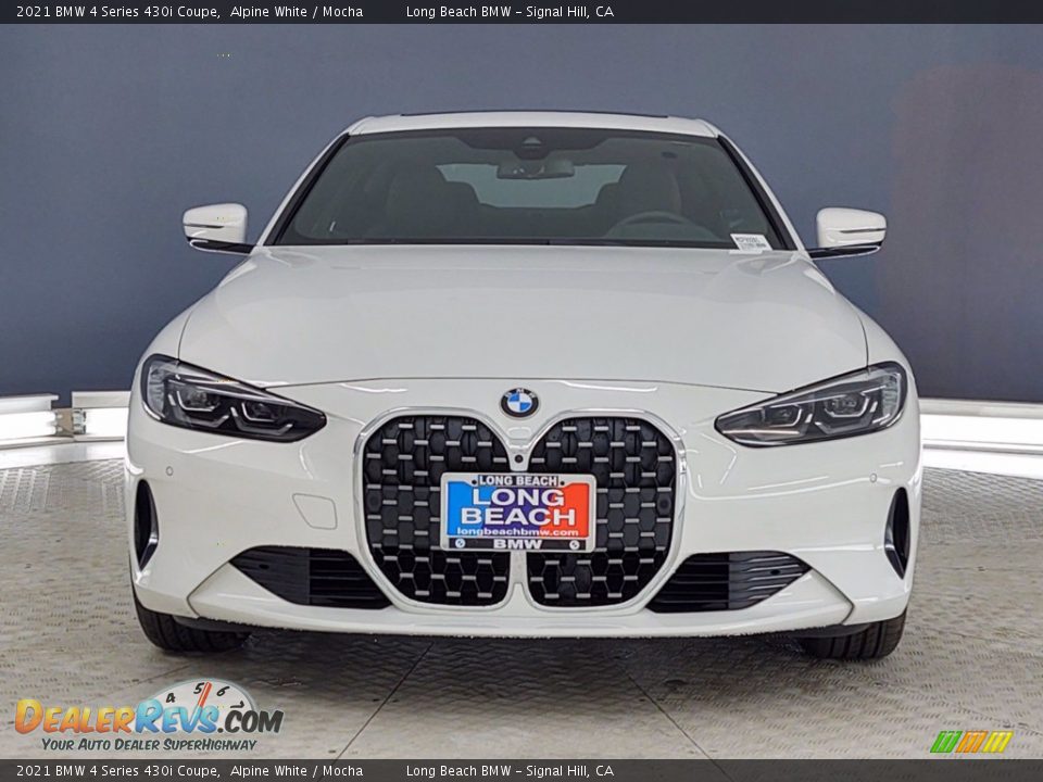 2021 BMW 4 Series 430i Coupe Alpine White / Mocha Photo #2