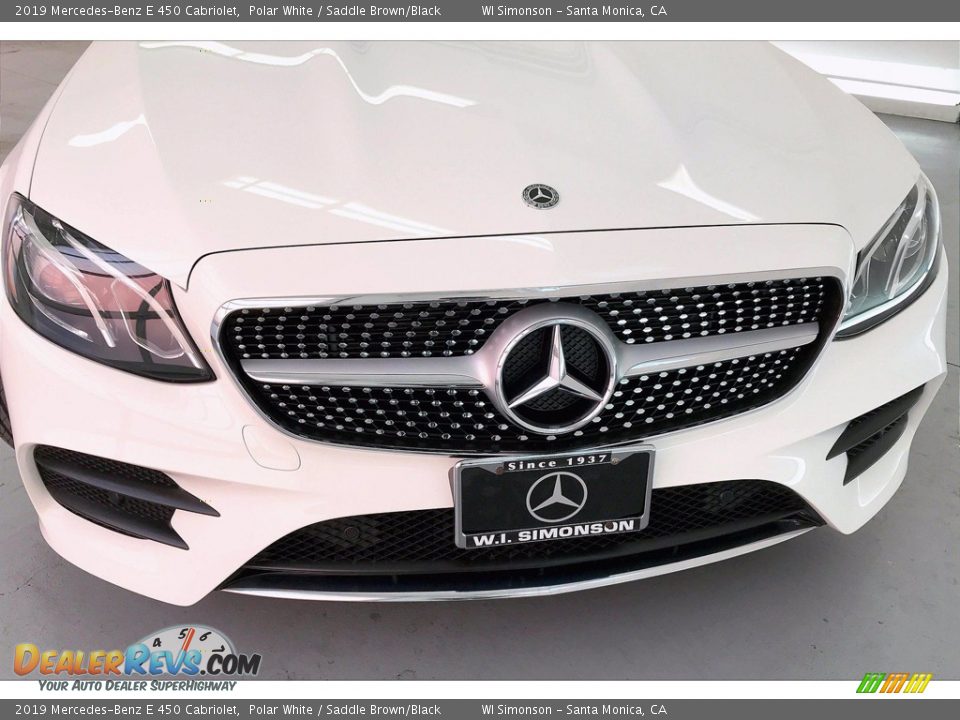 2019 Mercedes-Benz E 450 Cabriolet Polar White / Saddle Brown/Black Photo #30