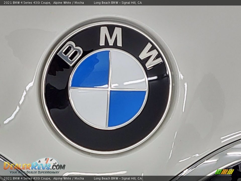 2021 BMW 4 Series 430i Coupe Alpine White / Mocha Photo #21