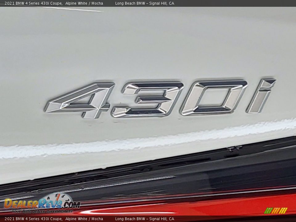 2021 BMW 4 Series 430i Coupe Alpine White / Mocha Photo #24