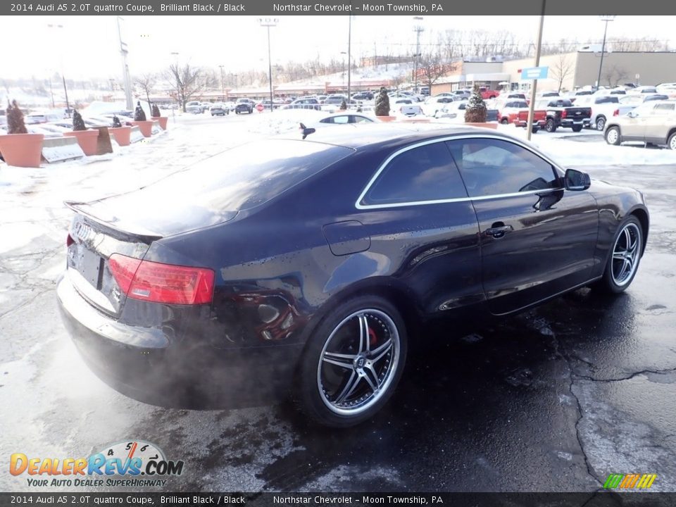 2014 Audi A5 2.0T quattro Coupe Brilliant Black / Black Photo #9