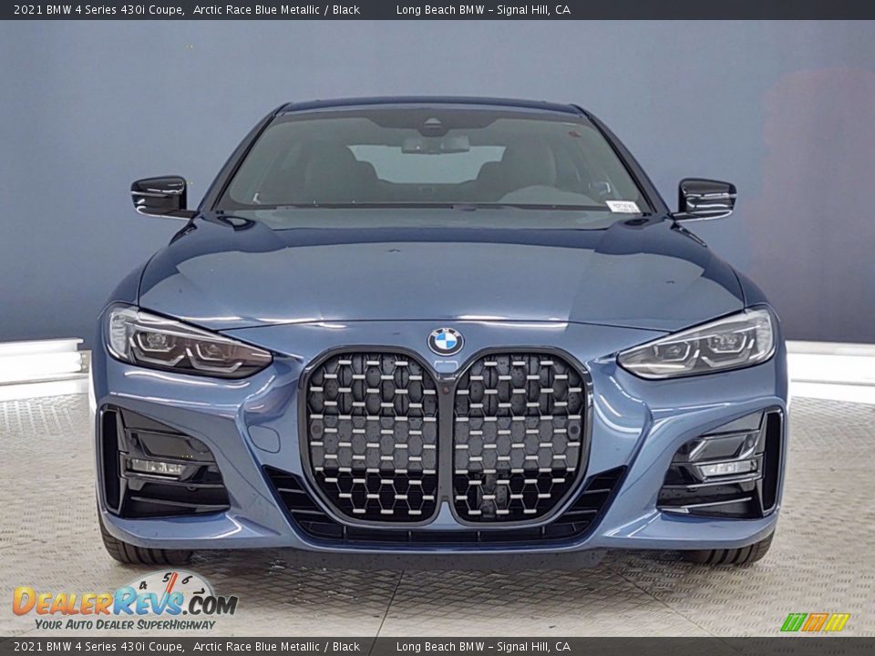 2021 BMW 4 Series 430i Coupe Arctic Race Blue Metallic / Black Photo #2