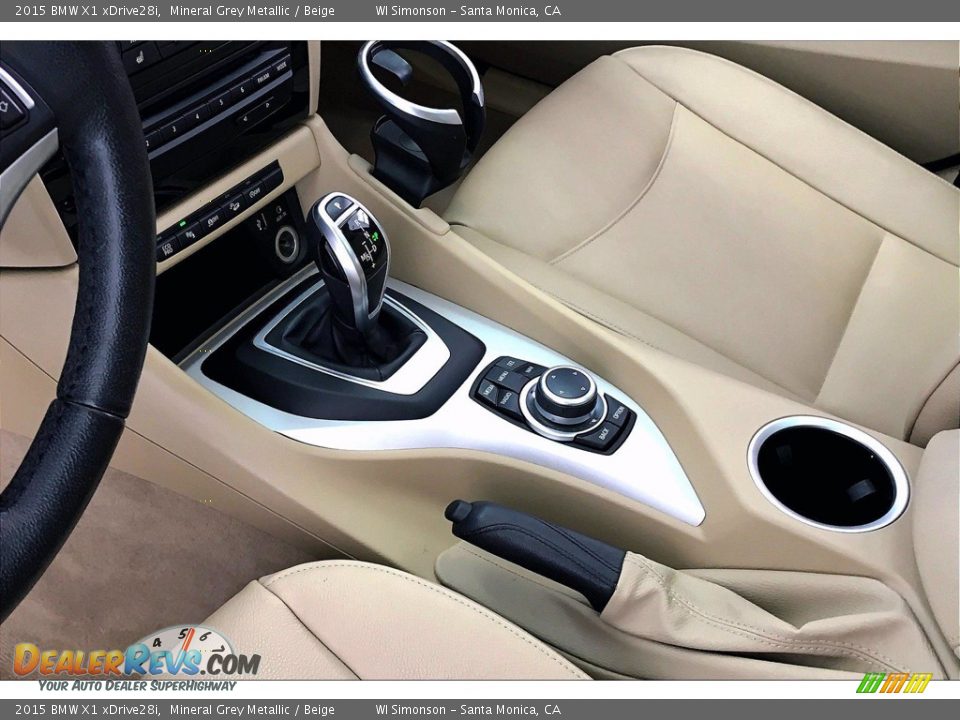 2015 BMW X1 xDrive28i Mineral Grey Metallic / Beige Photo #17