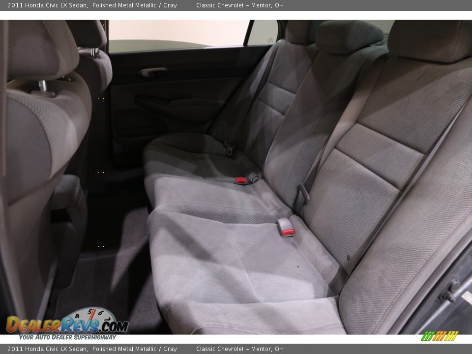 2011 Honda Civic LX Sedan Polished Metal Metallic / Gray Photo #15