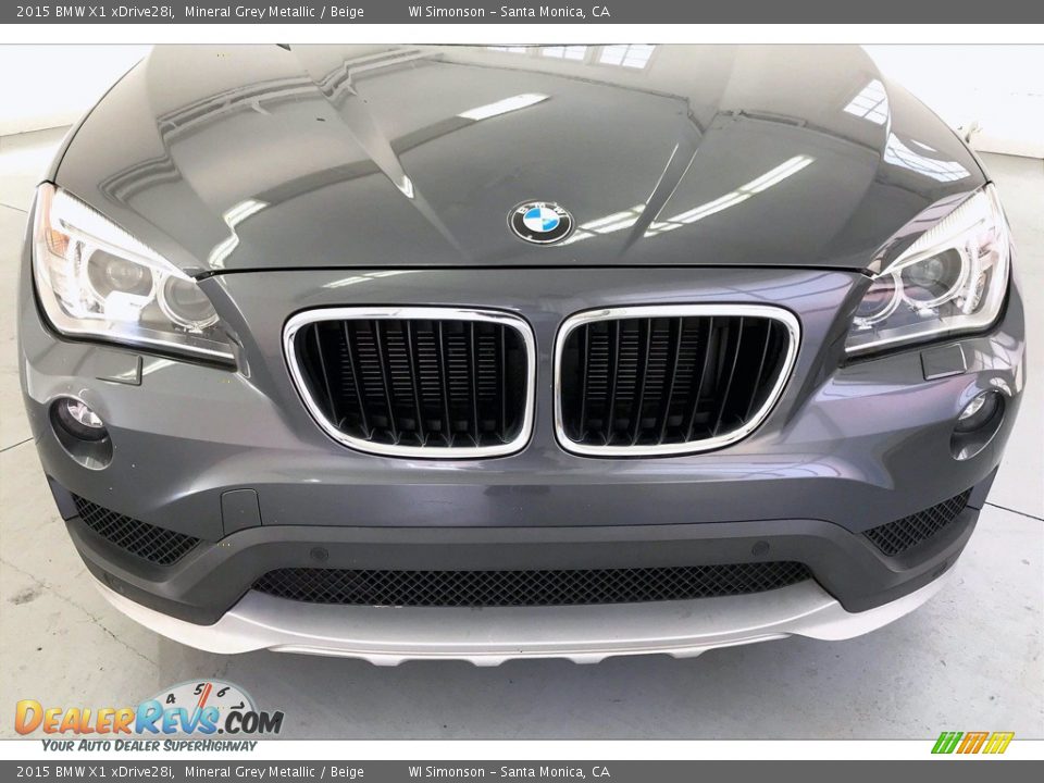 2015 BMW X1 xDrive28i Mineral Grey Metallic / Beige Photo #30
